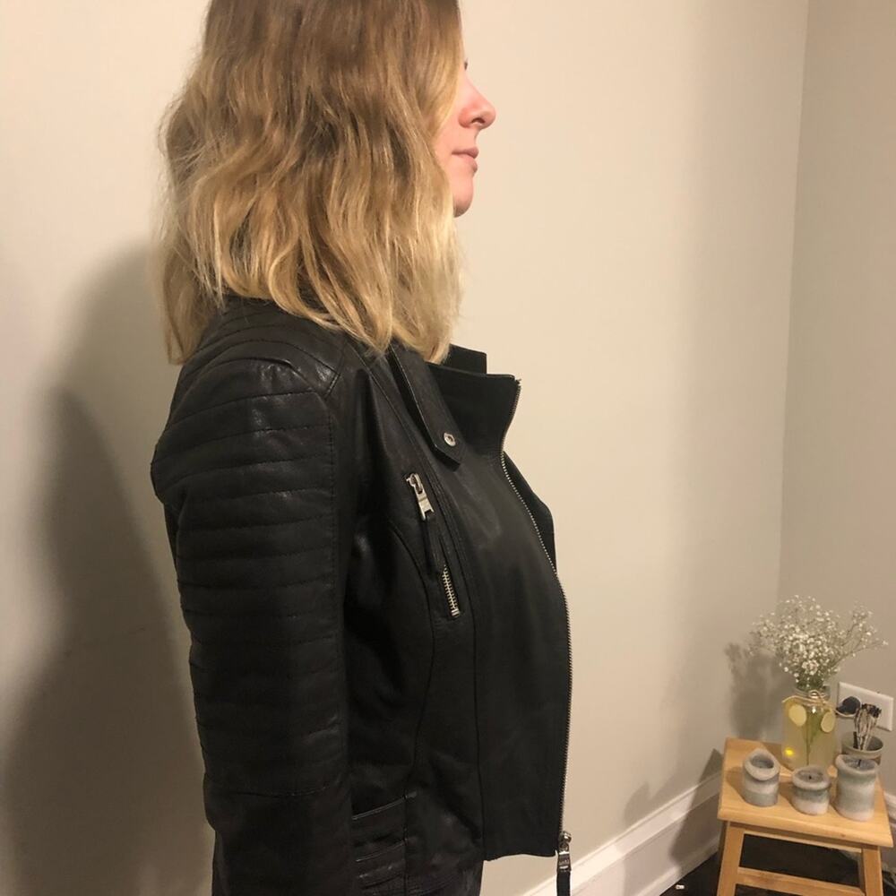 Classic Moto Jacket Genuine Leather - Picture 7 of 8